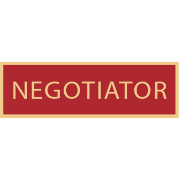 Smith & Warren SAB3_120 Negotiator Service Award Bar (1-3/8" x 3/8")