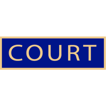 Smith & Warren SAB3_122 Court Service Award Bar (1-3/8" x 3/8")