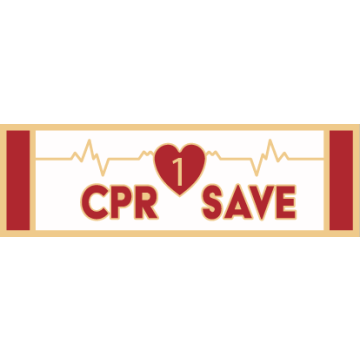 Smith & Warren SAB3_137 - 1st CPR Save Service Award Bar (1-3/8" x 3/8")