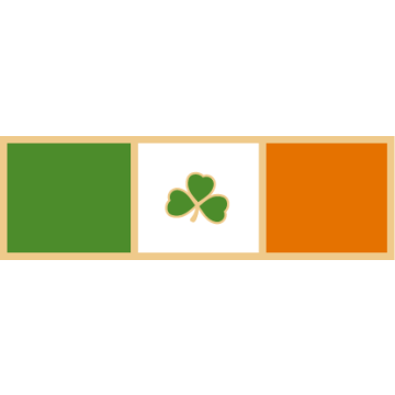 Smith & Warren SAB3_151 Three Section Service Award Bar with Clover (1-3/8" x 3/8")