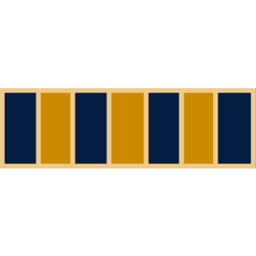 Smith & Warren SAB3_159 Seven Section Service Award Bar (1-3/8" x 3/8")