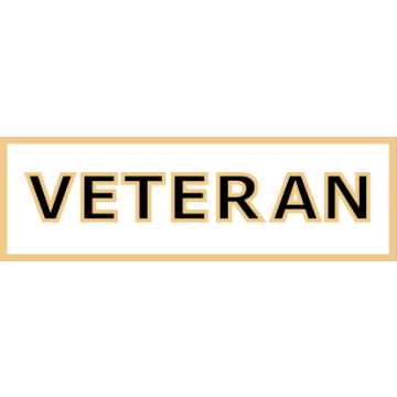 Smith & Warren SAB3_164 Veteran Service Award Bar (1-3/8" x 3/8")