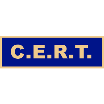 Smith & Warren SAB3_165 C.E.R.T. Service Award Bar (1-3/8" x 3/8")