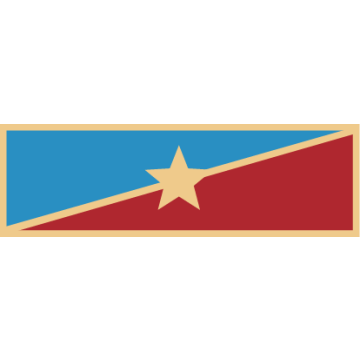 Smith & Warren SAB3_169 Two Section Service Award Bar with Star (1-3/8" x 3/8")