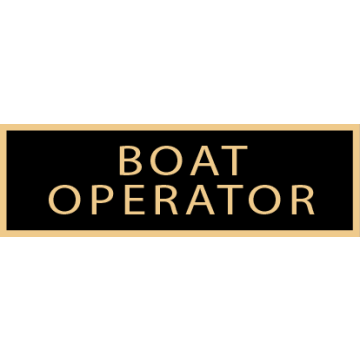 Smith & Warren SAB3_178 Boat Operator Service Award Bar (1-3/8" x 3/8")