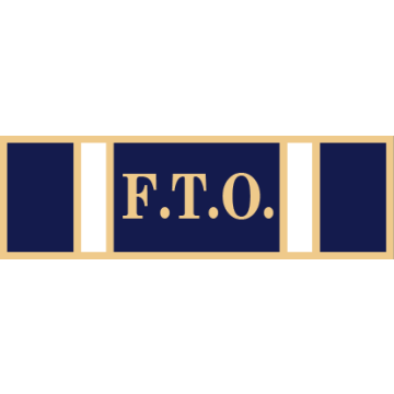 Smith & Warren SAB3_179 Five Section F.T.O. Service Award Bar (1-3/8" x 3/8")