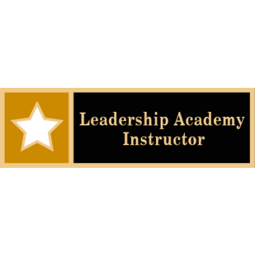 Smith & Warren SAB3_180 Leadership Academy Instructor Service Award Bar (1-3/8" x 3/8")