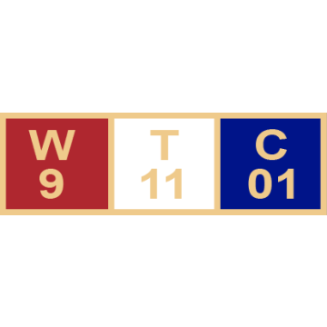 Smith & Warren SAB3_185 9/11 World Trade Center Bar (1-3/8" x 3/8")