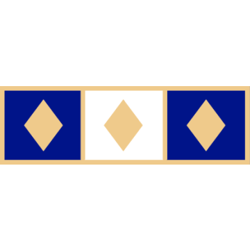 Smith & Warren SAB3_190 Three Section Years of Service Bar w/ 3 Diamonds (1-3/8" x 3/8")