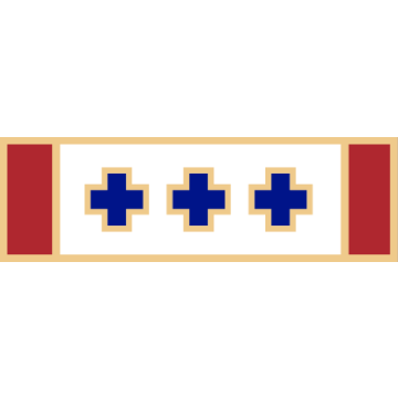 Smith & Warren SAB3_193 EMS Years of Service Award Bar with 3 Crosses (1-3/8" x 3/8")