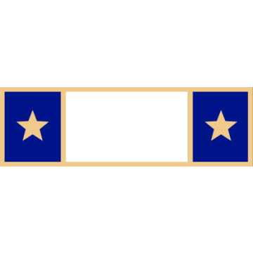 Smith & Warren SAB3_195 Three Section Years of Service Bar w/ 2 Stars (1-3/8" x 3/8")