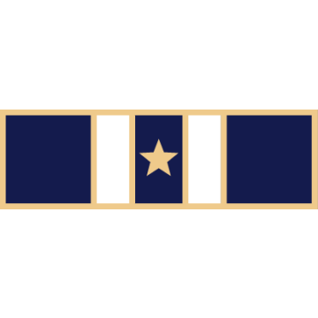 Smith & Warren SAB3_198 Five Section Years of Service Bar w/ 1 Star (1-3/8" x 3/8")