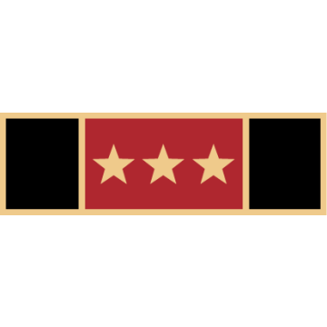 Smith & Warren SAB3_203 Three Section Years of Service Bar w/ 3 Stars (1-3/8" x 3/8")