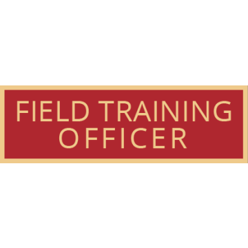 Smith & Warren SAB3_207 Field Training Officer Service Award Bar (1-3/8" x 3/8")