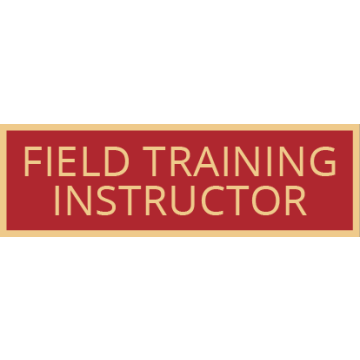 Smith & Warren SAB3_208 Field Training Instructor Service Award Bar (1-3/8" x 3/8")