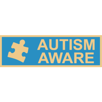 Smith & Warren SAB3_225 Autism Awareness Service Bar (1-3/8" x 3/8")