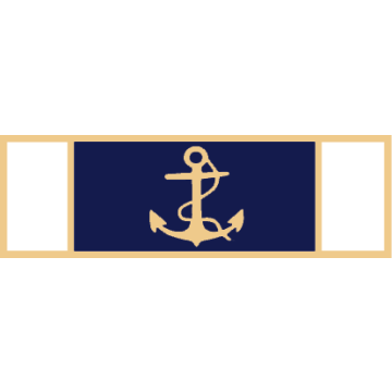 Smith & Warren SAB3_232C Three Section Service Award Bar with Anchor (1-3/8" x 3/8")