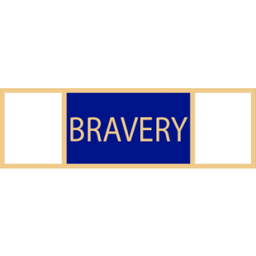 Smith & Warren SAB3_27 Medal of Bravery Service Award Bar (1-3/8" x 3/8")