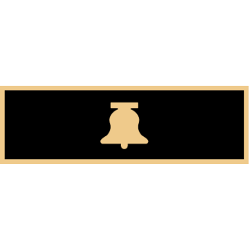 Smith & Warren SAB3_298 Bell Service Award Bar (1-3/8" x 3/8")