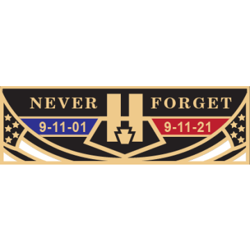 Smith & Warren SAB3_309 9/11 20-Year Memorial Service Bar (1-3/8" x 3/8")