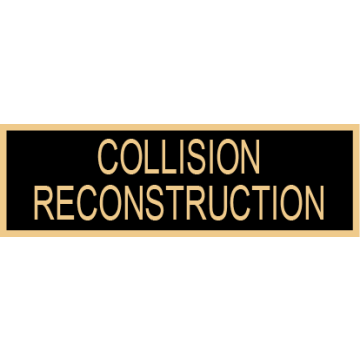 Smith & Warren SAB3_310 Collision Reconstruction Service Award Bar (1-3/8" x 3/8")
