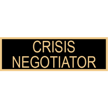 Smith & Warren SAB3_311 Crisis Negotiator Service Award Bar (1-3/8" x 3/8")