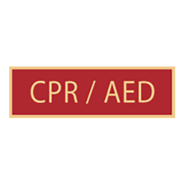 Smith & Warren SAB3_333 CPR/AED Certified Service Award Bar (1-3/8" x 3/8")