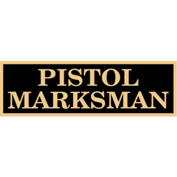 Smith & Warren SAB3_337 Pistol Marksman Service Award Bar (1-3/8" x 3/8")
