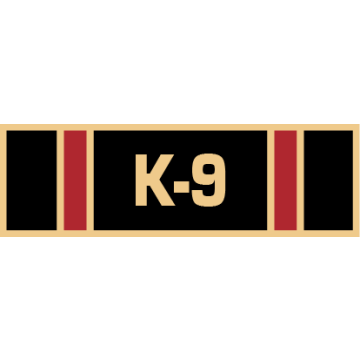 Smith & Warren SAB3_343 K-9 Service Award Bar (1-3/8" x 3/8")