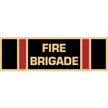 Smith & Warren SAB3_346 Fire Brigade Service Award Bar (1-3/8" x 3/8")