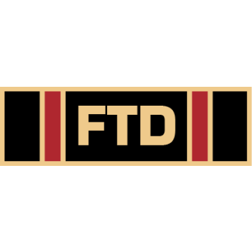 Smith & Warren SAB3_376 Five Section FTD Service Award Bar (1-3/8" x 3/8")