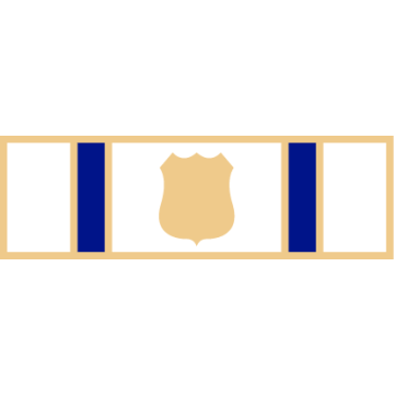 Smith & Warren SAB3_37 Five Section Service Award Bar with Shield (1-3/8" x 3/8")