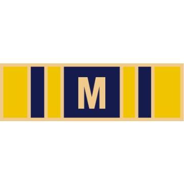 Smith & Warren SAB3_394 Seven Section Service Bar with "M" (1-3/8" x 3/8")