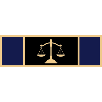 Smith & Warren SAB3_398 Three Section Scales of Justice Service Bar (1-3/8" x 3/8")