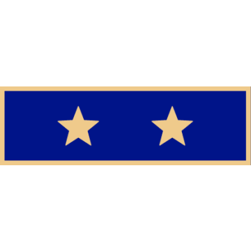 Smith & Warren SAB3_4 One Section Years of Service Award Bar w/ 2 Stars (1-3/8" x 3/8")