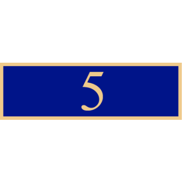 Smith & Warren SAB3_406 Five Years of Service Award Bar (1-3/8" x 3/8")