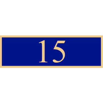 Smith & Warren SAB3_408 Fifteen Years of Service Award Bar (1-3/8" x 3/8")