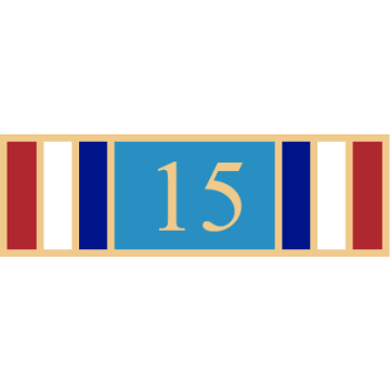 Smith & Warren SAB3_413 Fifteen Years of Service Award Bar (1-3/8" x 3/8")