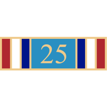 Smith & Warren SAB3_415 Twenty-Five Years of Service Award Bar (1-3/8" x 3/8")