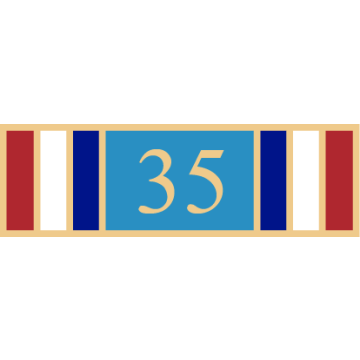 Smith & Warren SAB3_431 Thirty-Five Years of Service Award Bar (1-3/8" x 3/8")