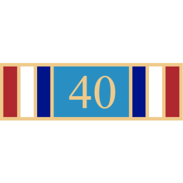 Smith & Warren SAB3_432 Forty Years of Service Award Bar (1-3/8" x 3/8")