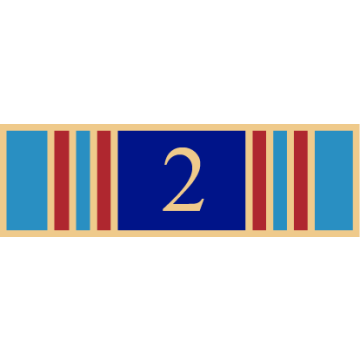 Smith & Warren SAB3_445 Nine Section Service Bar with Number "2" (1-3/8" x 3/8")