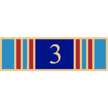 Smith & Warren SAB3_446 Nine Section Service Bar with Number "3" (1-3/8" x 3/8")