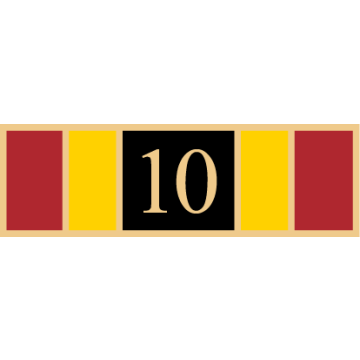 Smith & Warren SAB3_461 Ten Years of Service Award Bar (1-3/8" x 3/8")