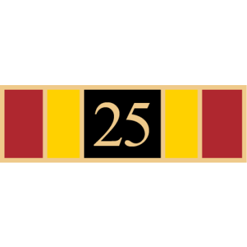 Smith & Warren SAB3_464 Twenty-Five Years of Service Award Bar (1-3/8" x 3/8")