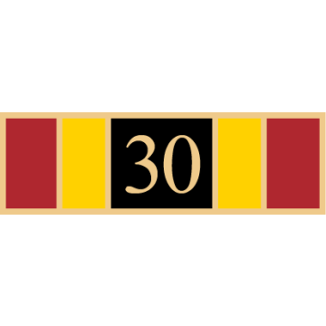 Smith & Warren SAB3_465 Thirty Years of Service Award Bar (1-3/8" x 3/8")