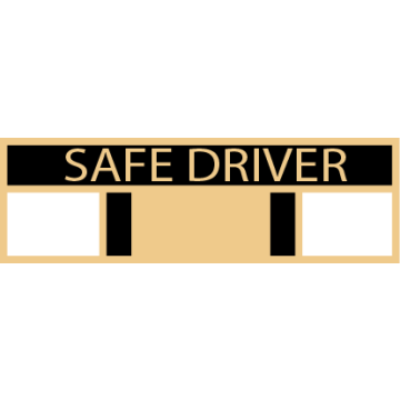 Smith & Warren SAB3_469 Safe Driver Service Award Bar (1-3/8" x 3/8")