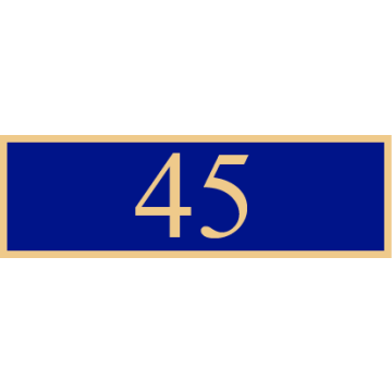 Smith & Warren SAB3_474 Forty-Five Years of Service Award Bar (1-3/8" x 3/8")