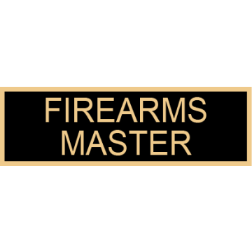 Smith & Warren SAB3_482 Firearms Master Service Award Bar (1-3/8" x 3/8")