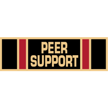 Smith & Warren SAB3_491 Peer Support Service Award Bar (1-3/8" x 3/8")
